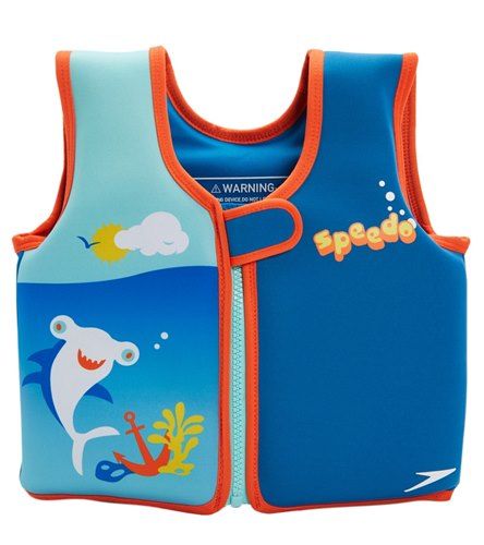 Speedo UV Printed Neoprene Swim Vest (Pink & Blue)