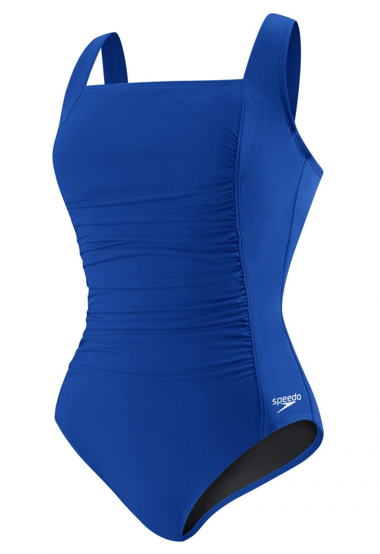 Speedo Shirred Tank Atlantic Blue